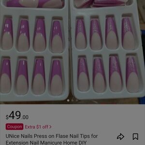 Unice Press Nails And Toe Nail Lot